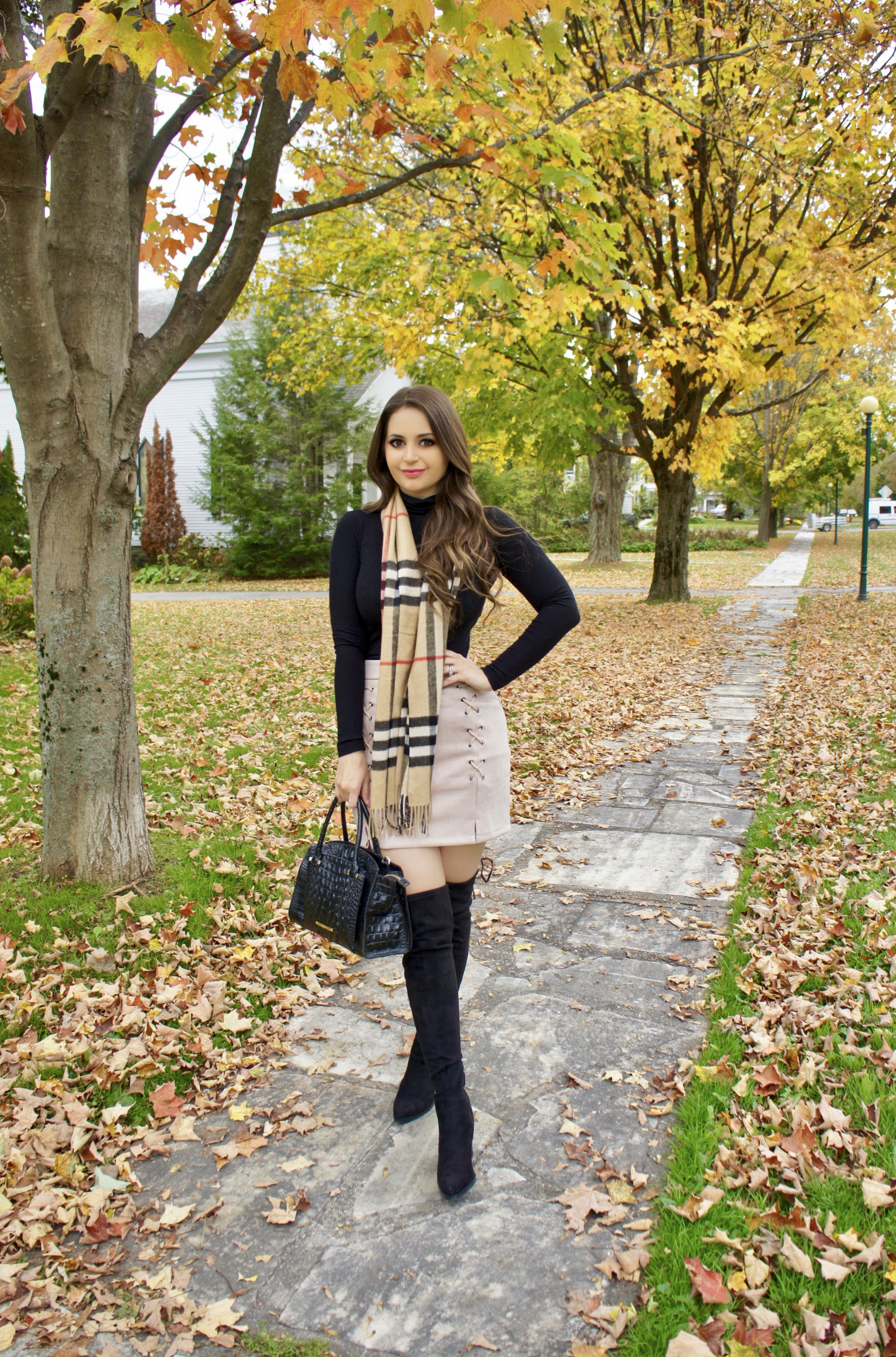 Perfect Suede Skirt For Fall - Life of Style Blog