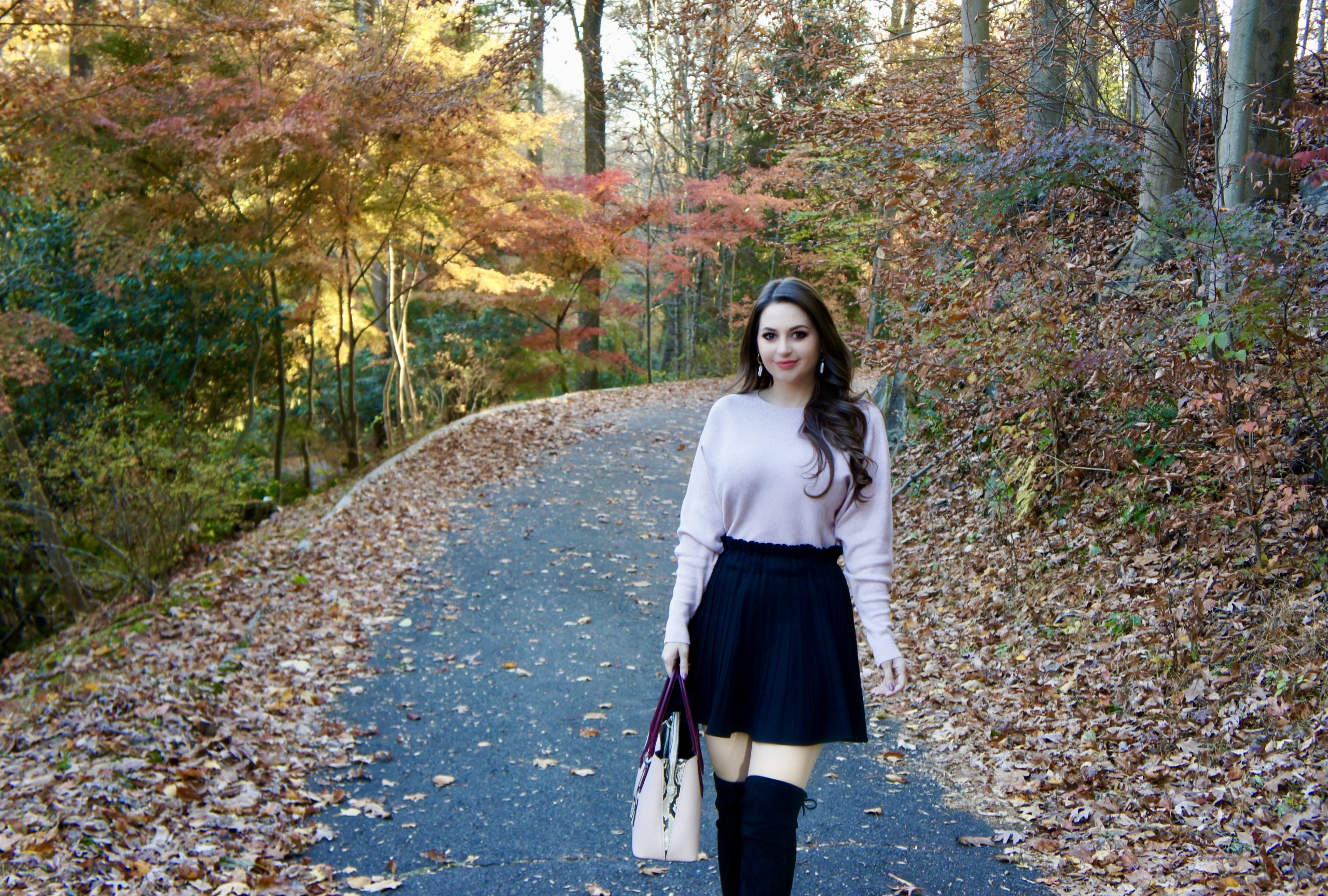 Thanksgiving Outfit Idea Day 7 Favorite Fall Skirt Life of