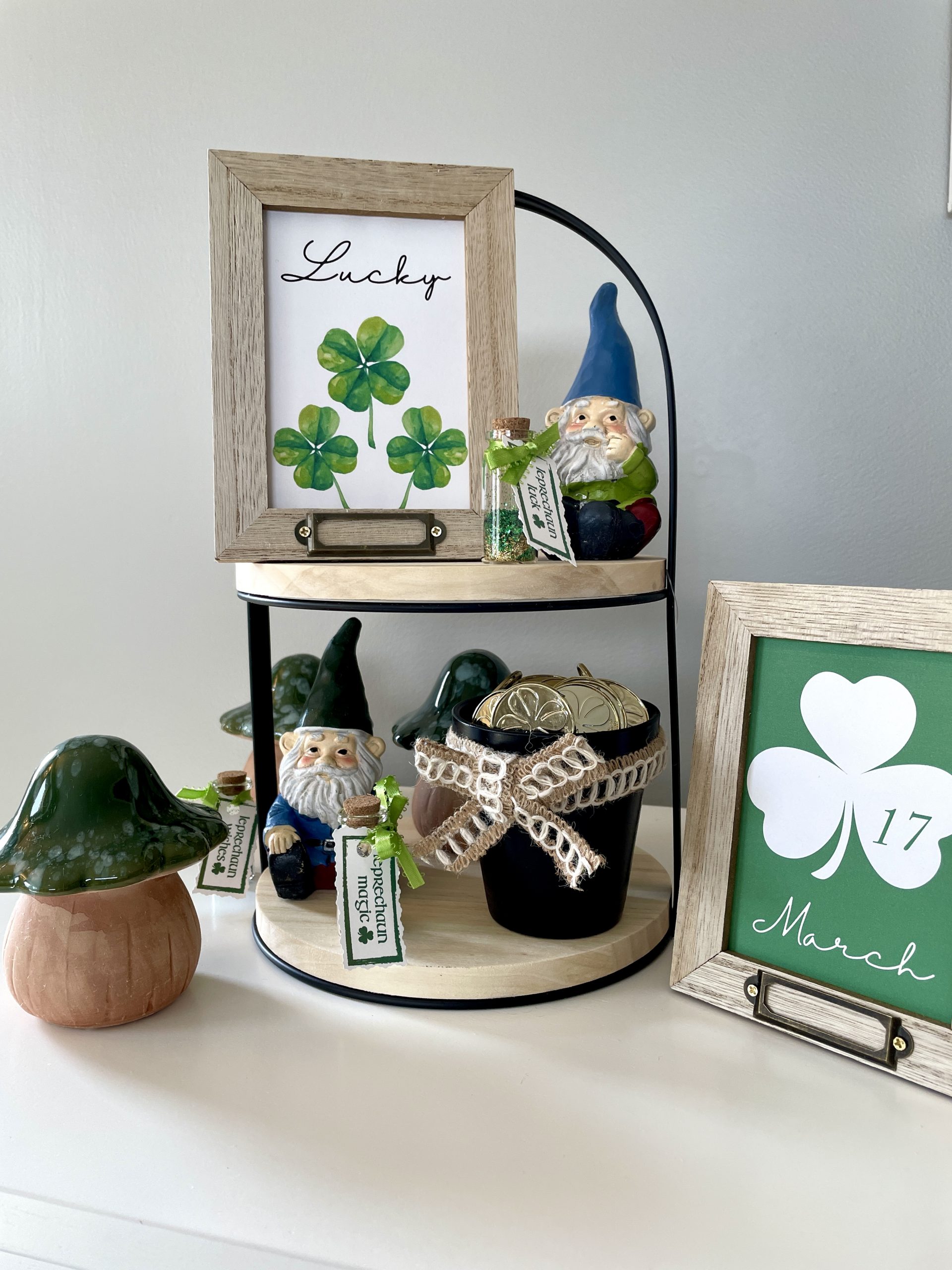 St Patrick S Day Dollar Tree Diy With Free Printables Life Of Style Blog